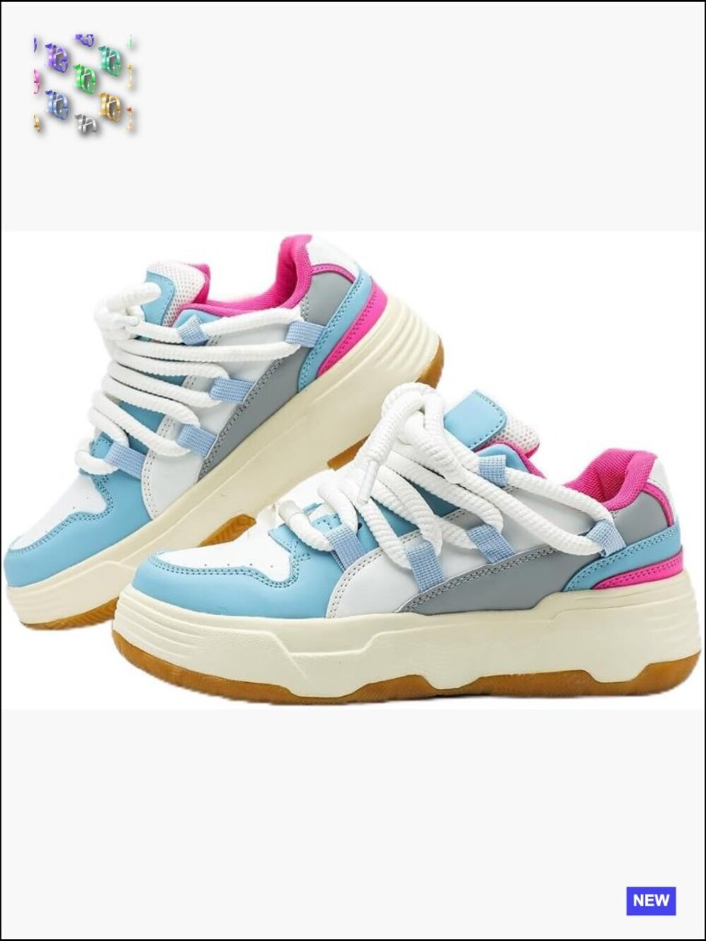 Women's Chunky Platform Sneakers Max Cushioning Arch Support Fashion Walking